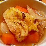 野菜を味わう☆新玉ねぎ春キャベツのビーフポトフ
